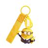 Minion Agent Keychain: Cute Cartoon Couple Keyring and Backpack Pendant Gift