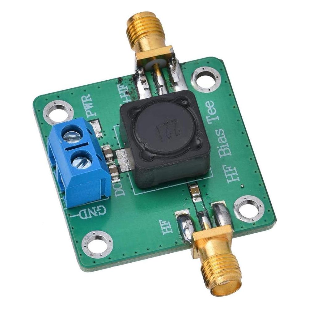 RF Microwave HF Bias Tee, DC Bias 50K-60MHz Active Antenna Power Supply