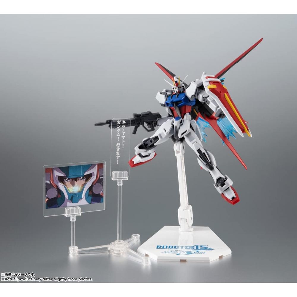 ROBOT Spirits SIDE MS Mobile Suit Gundam SEED GAT-X105+AQME-X01 Ale Strike Gundam ver. ANIME. ~ROBOT Spirits 15 ROCZNICA~ Około. 125mm ABS&P