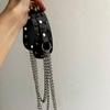 Unisex Leather Shoulder Armor With Rivet Details And Chain Tassel Fashionable Metal Epaulet Accessories For Women Men