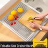 Zhaoran Foldable 304 Stainless Steel Dish Drying Rack