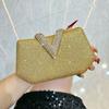 Elegant Evening Clutch: Versatile and Sophisticated Luxury-inspired Fashionable Crossbody Bag