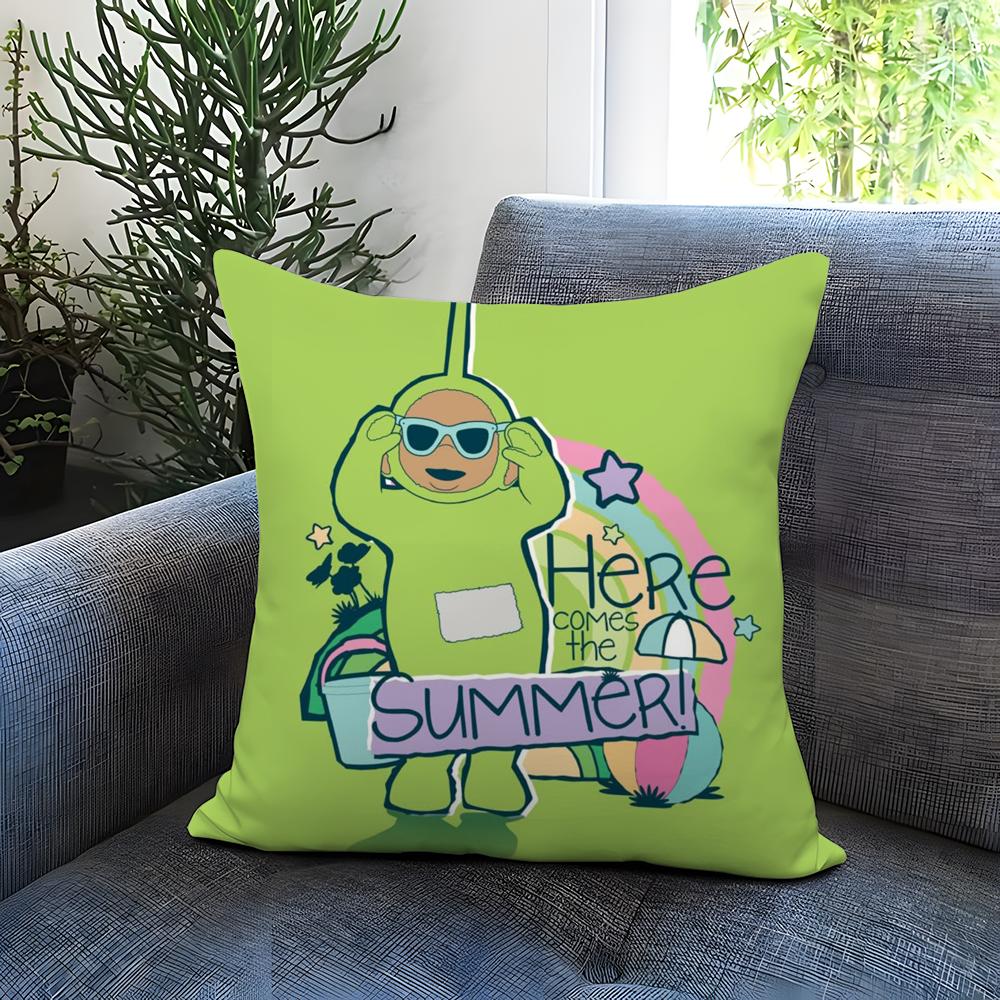 Federa Cuscino T-Teletubbies Carina Comoda Reversibile Ideale per Auto Divano Camera da Letto e Oltre