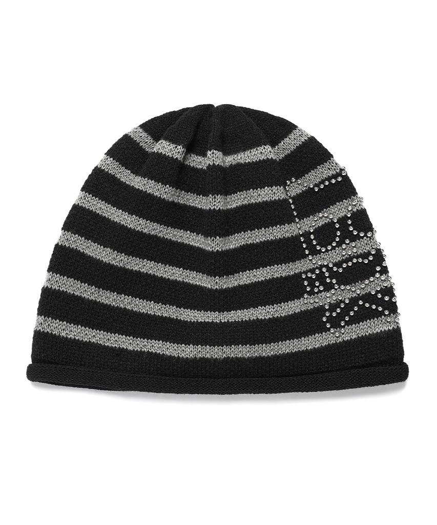 CAVISH Skull Cat Striped Beanie Black(Cv2Ffuab32A)