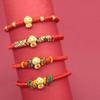 Chinese Style Snake Year Bracelet Hand Rope Fortune Bracelet Creative Lucky Red Rope  Couple