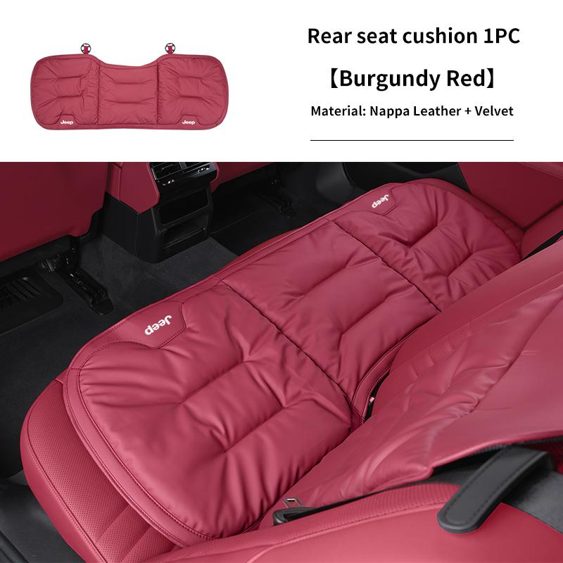 Car Velvet Cushion Vinter Leather Backrest Seat Cover Accessories For Jeep Grand Cherokee Compass Patriot Renegade Wrangler Libe ANO1