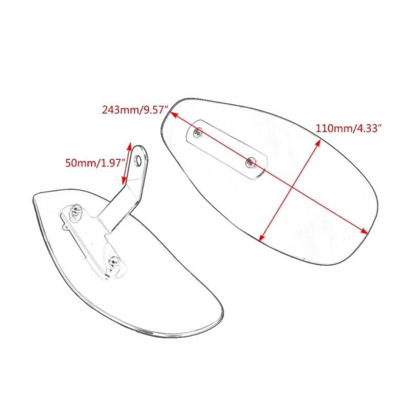 Universal Motorcycle Hand Guard Protector Bike Handle Protective Gear Windproof
