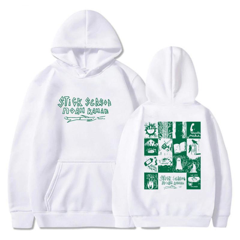

Noah Kahan Stick Season Hoodie 2023 World Tour Long Sleeve Streetwear Жінки Чоловіки Толстовка з капюшоном Хіп-хоп одяг S