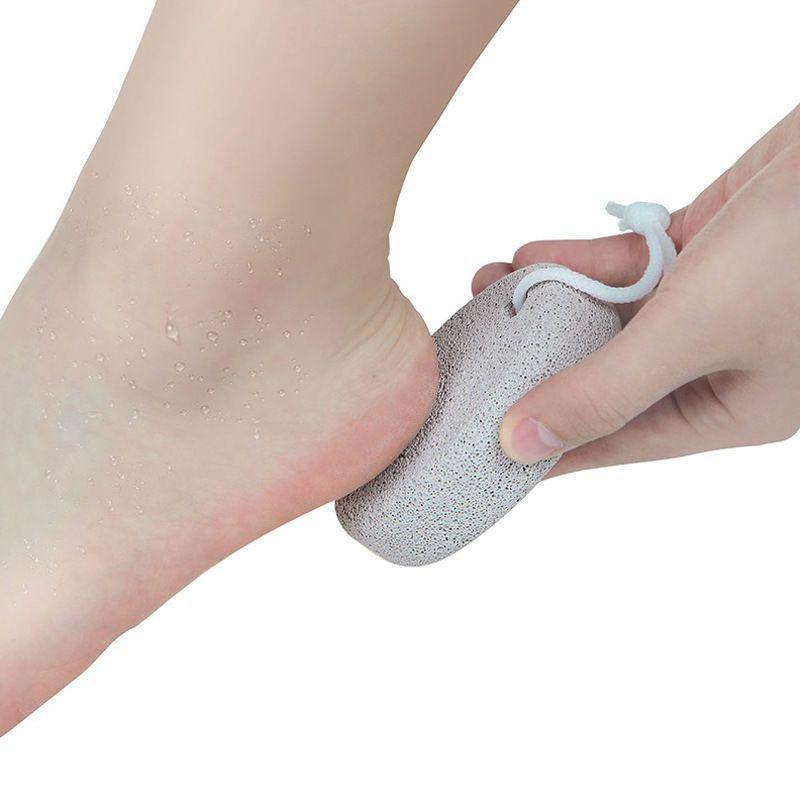 Volcanic Stone Foot Scrubber: Exfoliating Pedicure Tool for Calluses and Heels