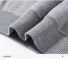 Men's Thick Velvet Wool Sweater - Machine Washable High Neck, Autumn/Winter, 550g Warm Base Layer