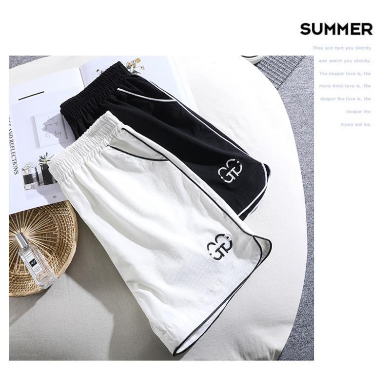 Casual Sports Shorts Women's Summer Loose Thin Ice Silk Wide Leg Pants