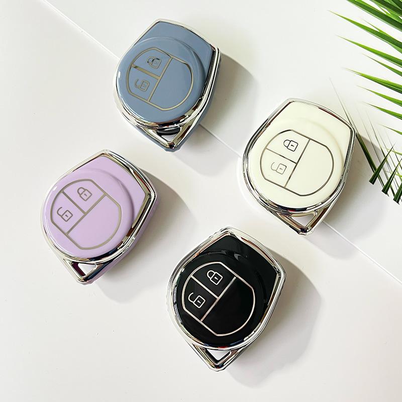 2 Button TPU Car Remote Key Case Cover Shell For SUZUKI SWIFT SX4 Liana Aerio Jimny Samurai Amagatarai Grand Vitara Car Key Case