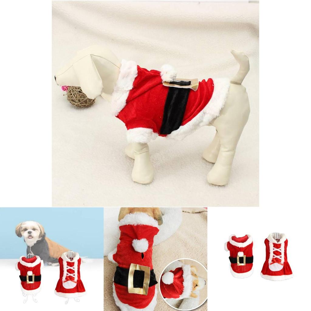 Universal Fit Pet Christmas Santa Costume For Dogs High Quality Fun Holiday Attire