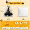 Retro Halloween Cushion Pillowcase Printed Polyester 45X45Cm Throw Pillowcover Decorative Sofa Cushion Pillowslip Home Decor