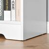 Wooden Cube Bookcase, 2 Tier Open Storage Shelving Unit with 4 Compartments, Freestanding Display Bookshelf for Home Office Living Room Furniture