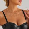 Accessories, Tassel Bow Tie Necklace, Temperament Round Snake Chain Collarbone Necklace Women