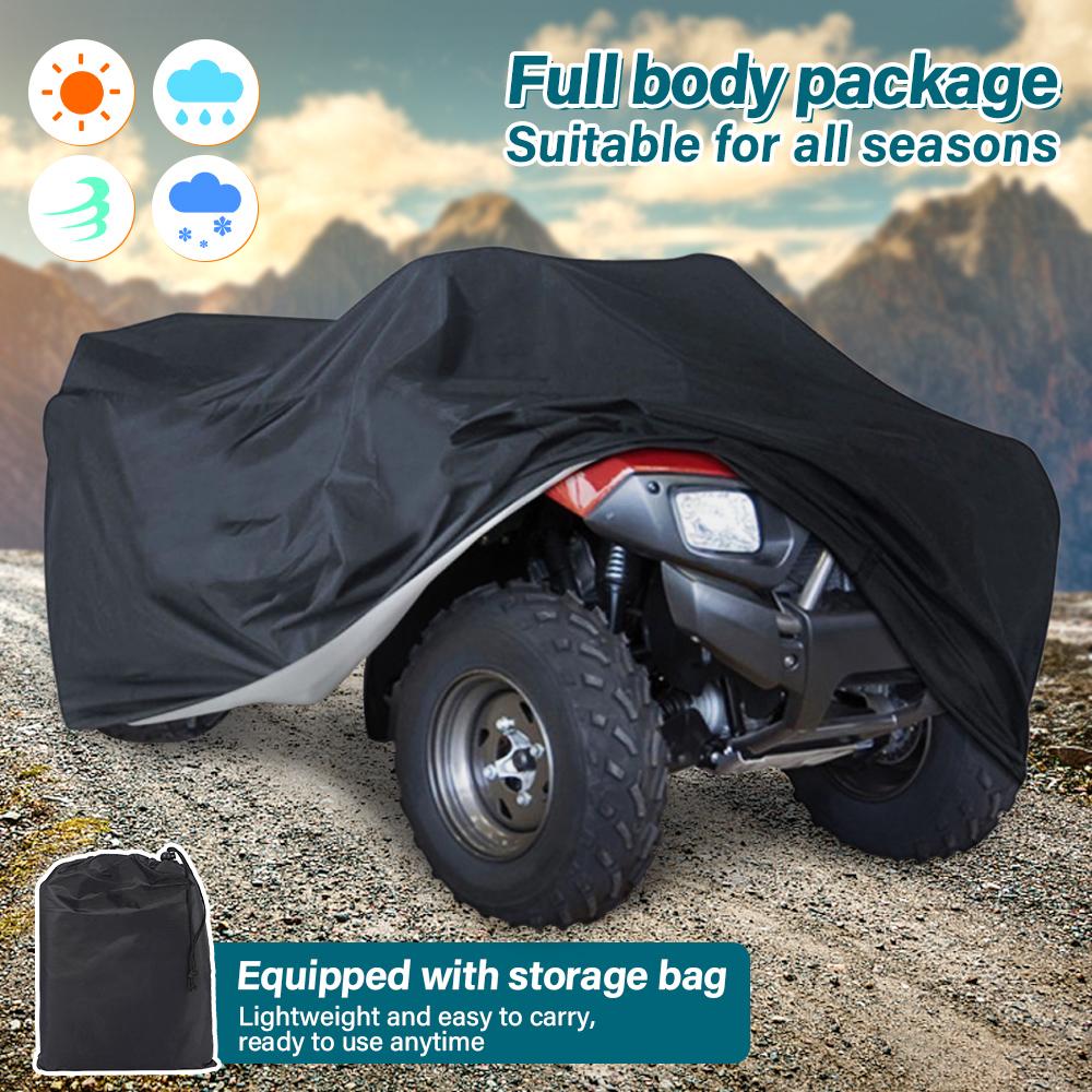 Beach Bike Kit Cover Universal 210D Oxford Motorcycle Waterproof Cover Outdoor Protection Dust Motorbike For ATV Quad Bike