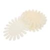 20Pcs Nail Display Wheel Oval Transparent Plastic Sample Board 20 Tips for Manicure Nail Polish Color Show Wheel Salon DIY Art