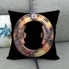 Science fiction style letters Digital printing short plush pillow covers for car sofa office cushion cover home goods
