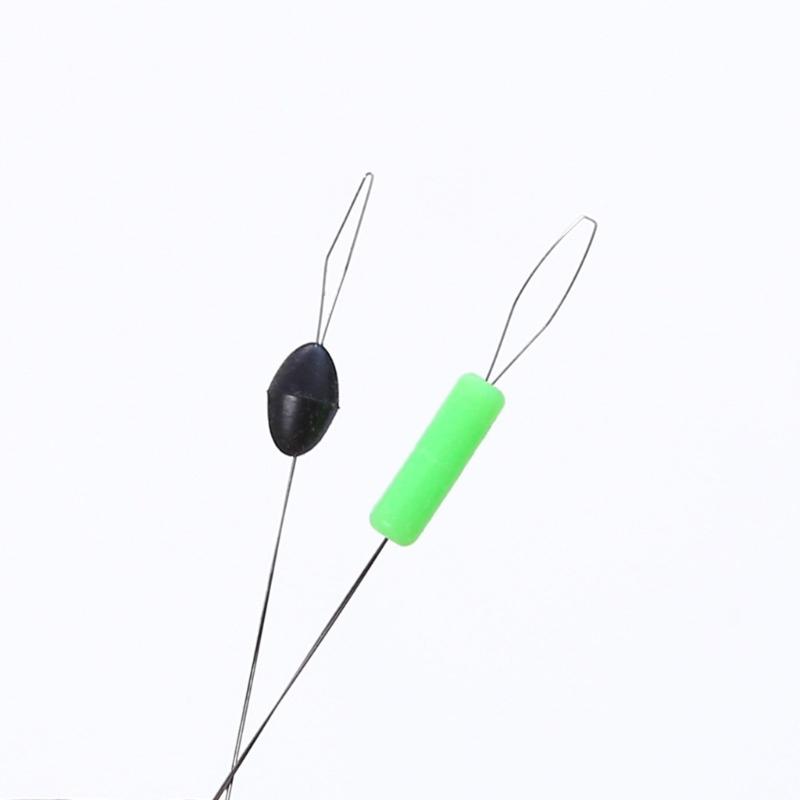 300Pcs Silicone Space Bean Fishing Bobbers Stoppers Float Stops Oval/Cylinder Fishing Bobbers Space Bean Easy to Use