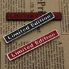 Metal Limited Edition Badge 3D Sticker Car Styling Logo Decoration Exterior Decals Motorcycle body Stickers car Accessories