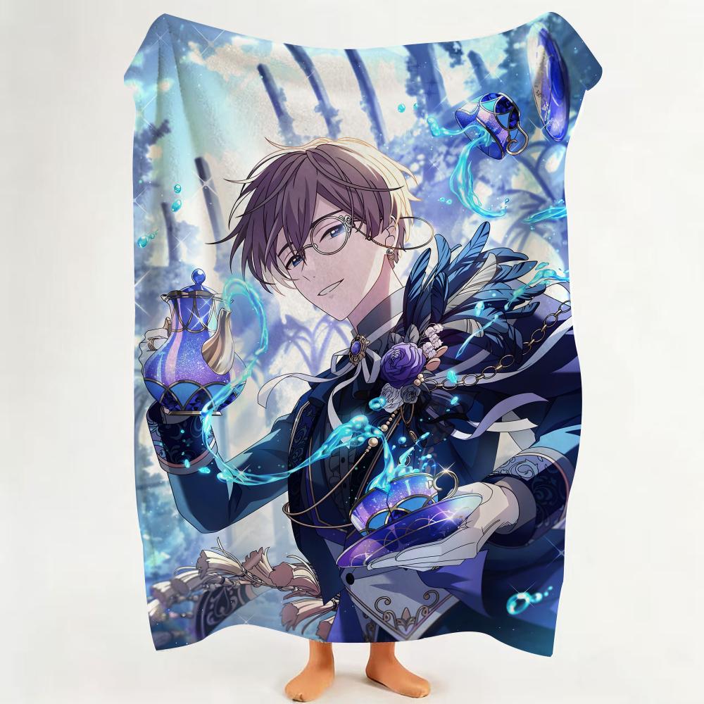 Novel W Wizard's P Promise Flannel Blanket Suitable for Sofa Living Room Bedroom