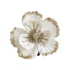 Glitter Finish Artificial Poinsettia Flowers 19cm Size Glitter Christmas Flowers  Home Holiday Use