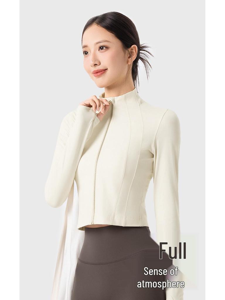 Women's Windproof Slimming Long Sleeve Yoga Jacket