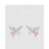 Screw Buckle Butterfly Stud Earrings Women's Earbone Nails New Year Sweet Temperament Style Earrings