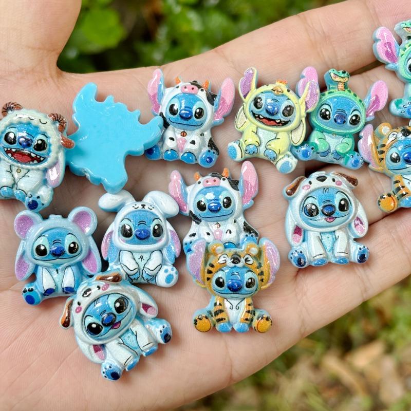 

Cartoon Glossy Twelve Zodiac DIY Resin Accessories Headwear Hair Clip Phone Case Accessories Patch 5pcs коричневый