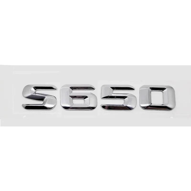 

C200 E200 For Mercedes Benz Modified 3D Car Letter Sticker Rear Trunk Tail Decorative Badge Emblem for Mercedes Benz S400 S420 S Plastic