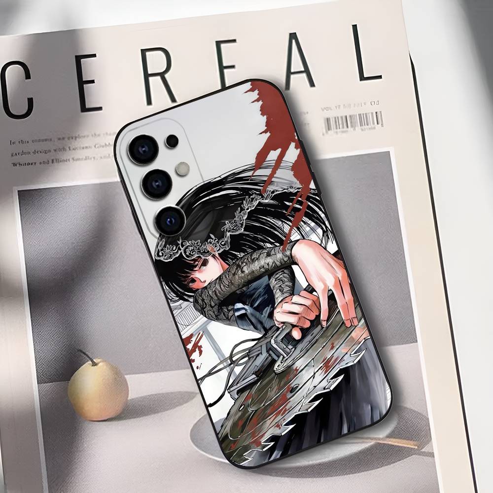 S-Sakamoto Anime D-Days Phone Case For Samsung S25,S24,S21,S22,S23,S30,Ultra,S20,Plus,Soft Silicone Black Cover