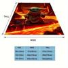 1pc Star Wars Printing Blanket - Soft, All-Season Throw for Living Room, Bedroom,Personalized Gift with Adorable Cartoon Design