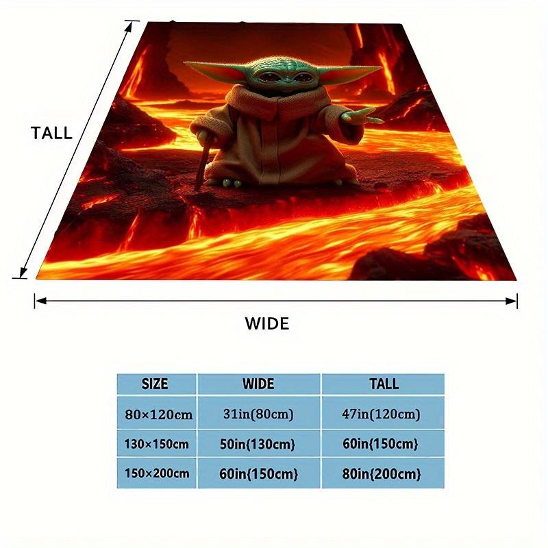 1pc Star Wars Printing Blanket - Soft, All-Season Throw for Living Room, Bedroom,Personalized Gift with Adorable Cartoon Design