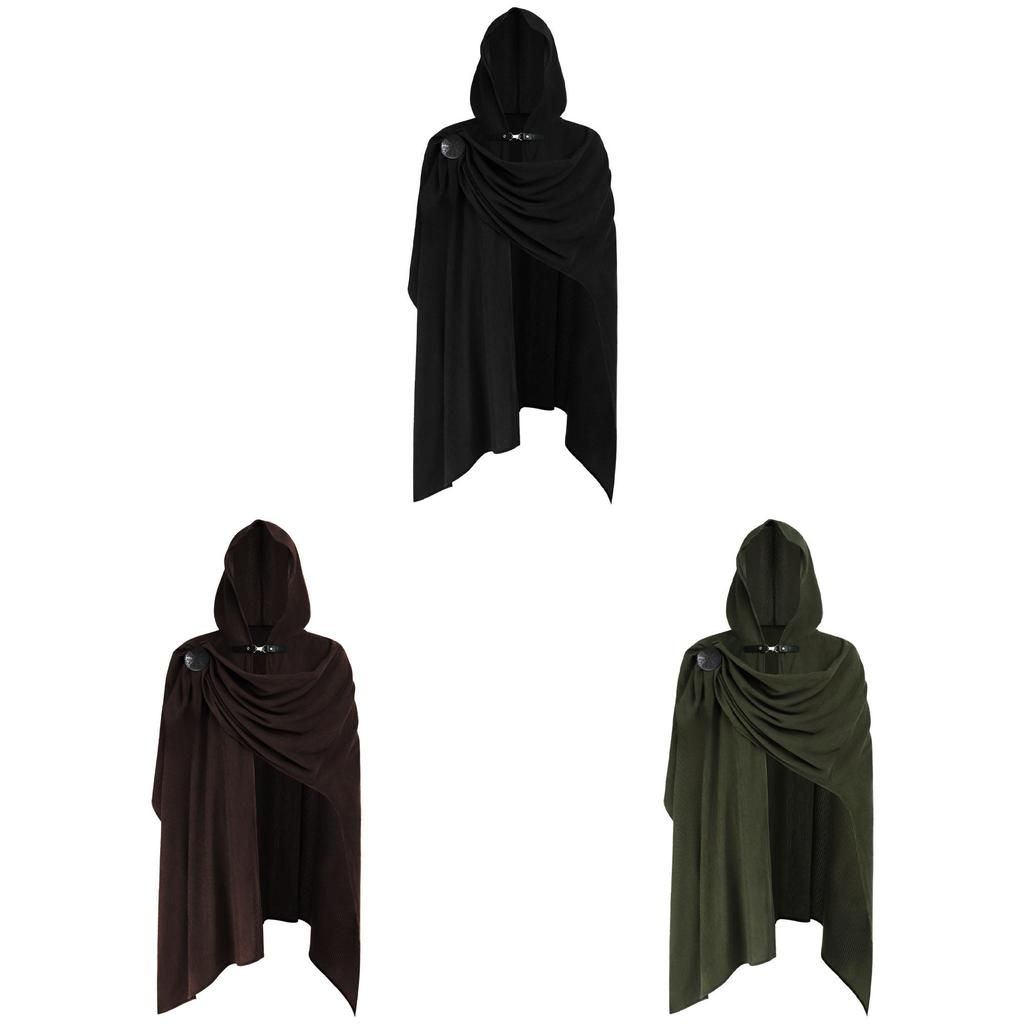 Cosplay Corduroy Cloak For Halloween Costume Theatre Stage Performances Unisex