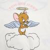 And Tom and Jerry 85th Anniversary Angel Jerry Devil Tom Romper Coverall Short Sleeve Baby Clothes Boys Girls 215142675 Off White 70 [Tom Jerry]
