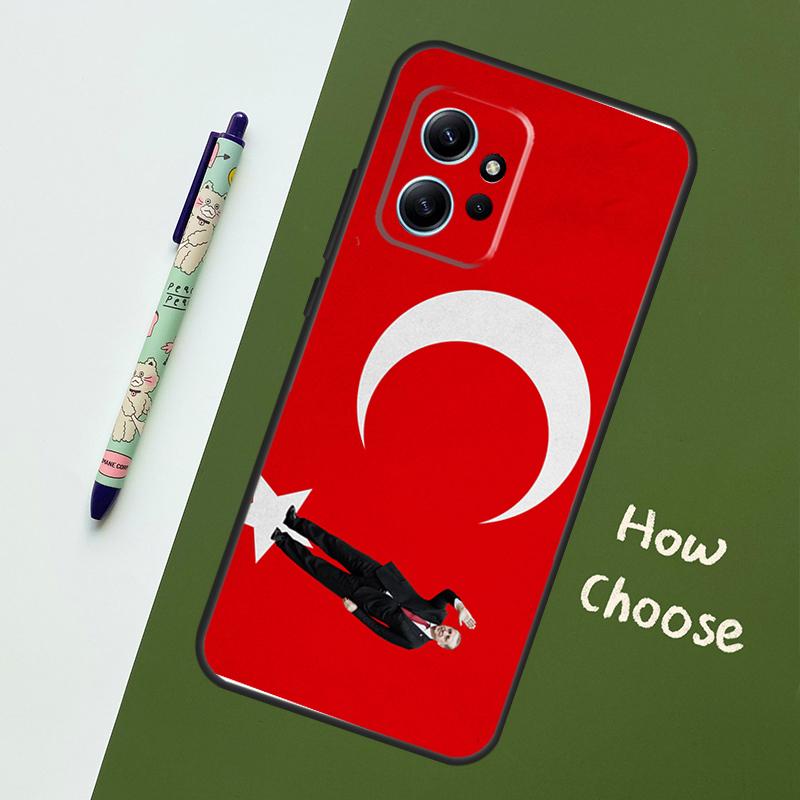 Turkey Recep Tayyip Erdogan Case For Xiaomi Redmi Note 15 Pro Plus 14 13 10 11 12 Cover For Redmi 15C 15 13C 12C 14C 10C