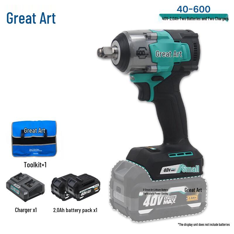 DaYi 40V Brushless Cordless Electric Impact Wrench CN plug (adapter included)