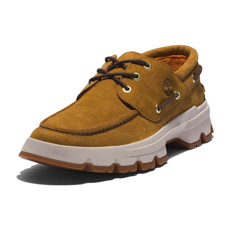 Timberland Ek+ Moc-Toe Leather Comfortable Solid Color Durable Low-Top Casual Shoes Men Casual Shoes Khaki A2D5DD02