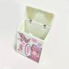 INS White 3 Inch K-pop Photocard Storage Box Photo Small Card Organizer Card Case Desk Organizer Box School Stationer
