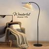 Minimalist Japanese Retro Pleated Floor Lamp for Living Room & Bedroom