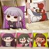 Kawaii Danganronpa Chibi Kuddfodral Mode Fyrkantigt Kuddfodral Sovrum Soffa Rum Ins Dekoration Fritid