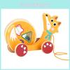 Childrens Wooden Fox Turtle Animal Learning Trailer Toy With Shape Matching And Cognitive Blocks For Early Education