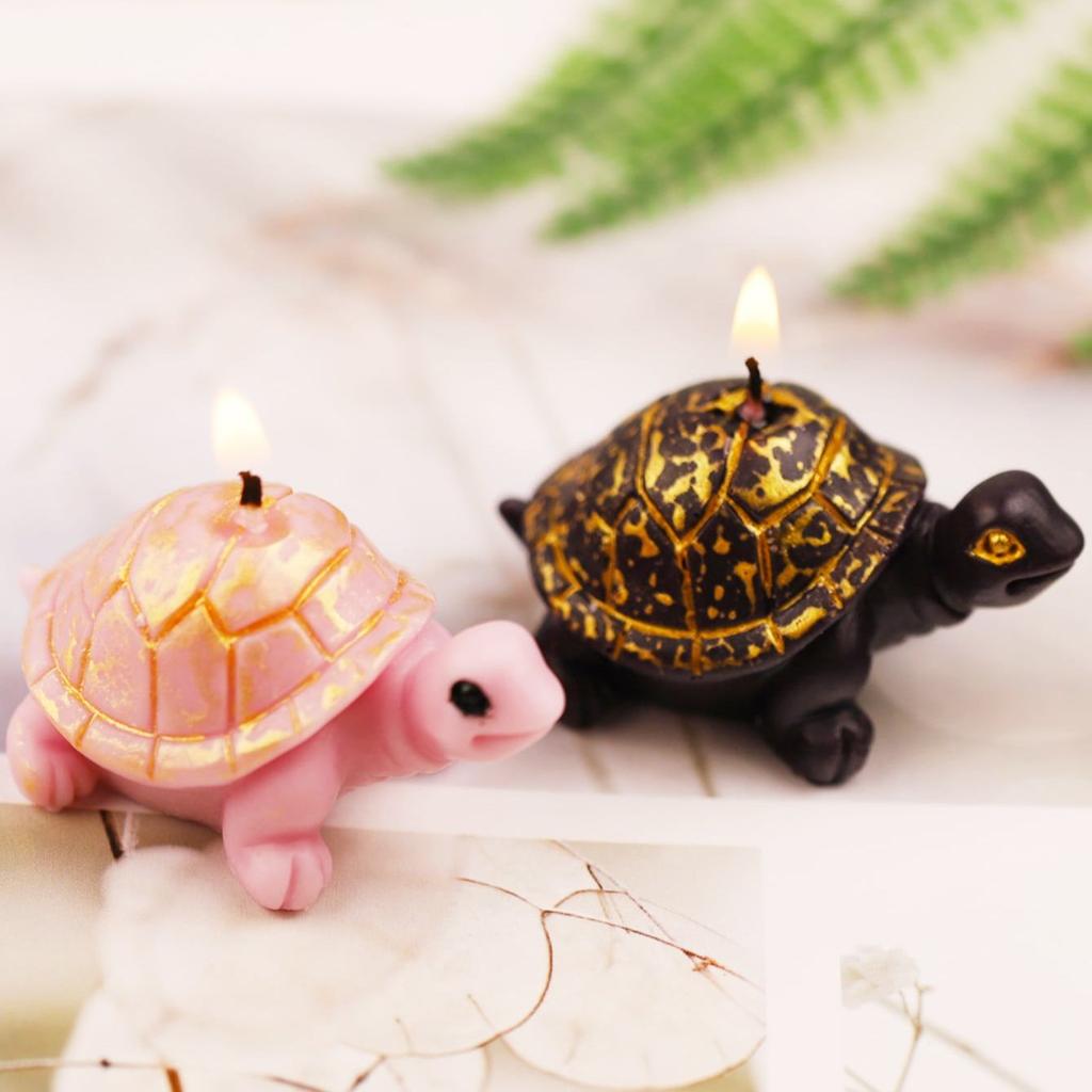 1pc-New arrival candle making kit DIY drop glue little turtle silicone candle mold for making candles