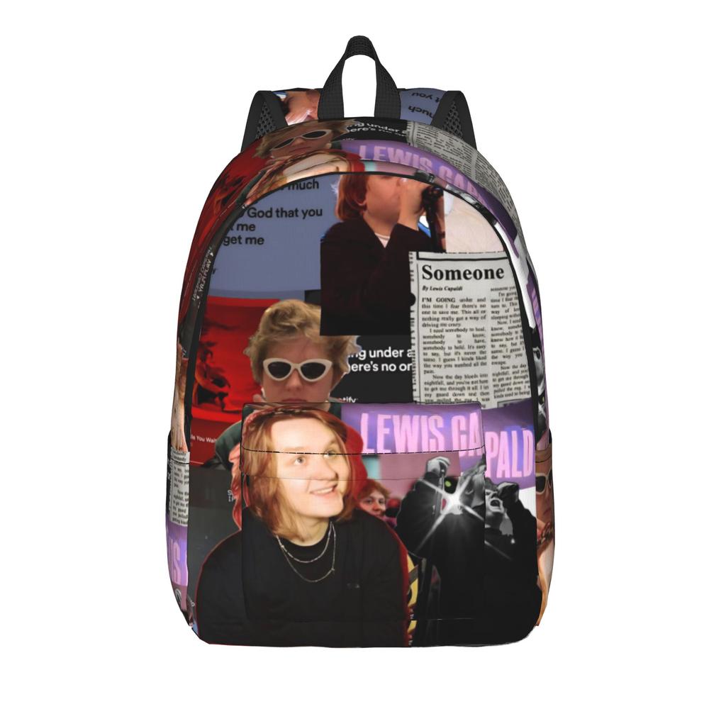 Lewis Capaldi Tour 2026 Casual Backpack Lightweight Student Business Daypack for Men Women Laptop Shoulder Bag