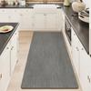 Rubber Non-Slip Quick Dry Absorbent Thin Bathroom Rugs Fit Under Door Bathroom Floor Mats-Shower Rug for In Front of Bathtub, Sink