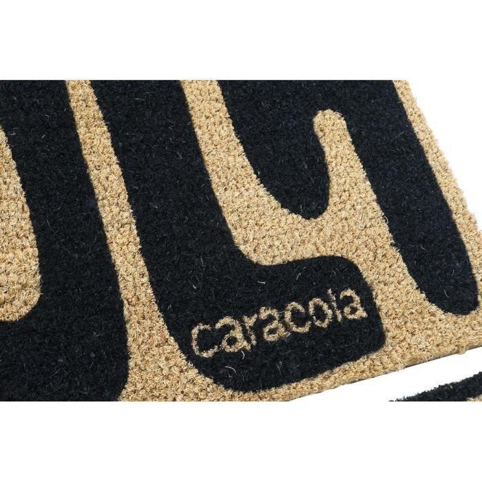 Rohožka DKD Home Decor Hola Caracola PVC Vlákno (2 ks) (60 x 40 x 1.5 cm)