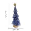 Holiday Ornament Sturdy Christmas Decoration Festive Mini Christmas Tree Decoration for Desktop Tabletop