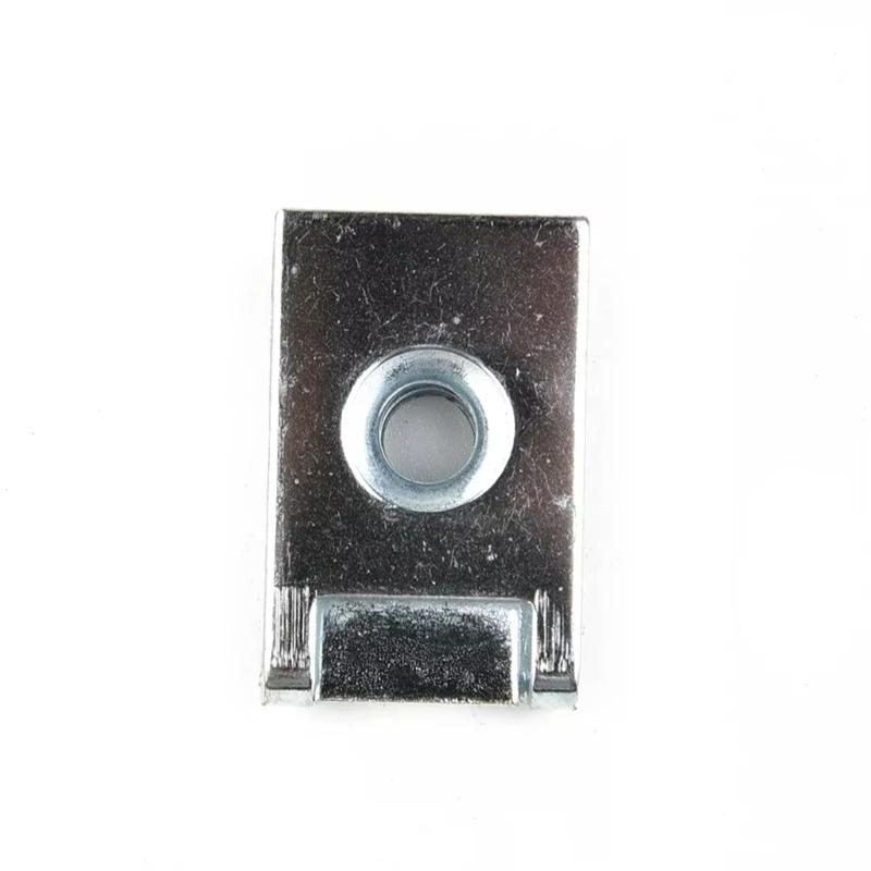 10Pcs Anti Vibration License Plate Screw Clips Stainless Steel Fasteners Spring Steel U Type Clip for Auto Plate