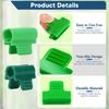24pcs Greenhouse Clamps Single Head Row Cover Netting Tunnel Hoop Clips Insect Proof Shed Film Shading Net Rod Clips
